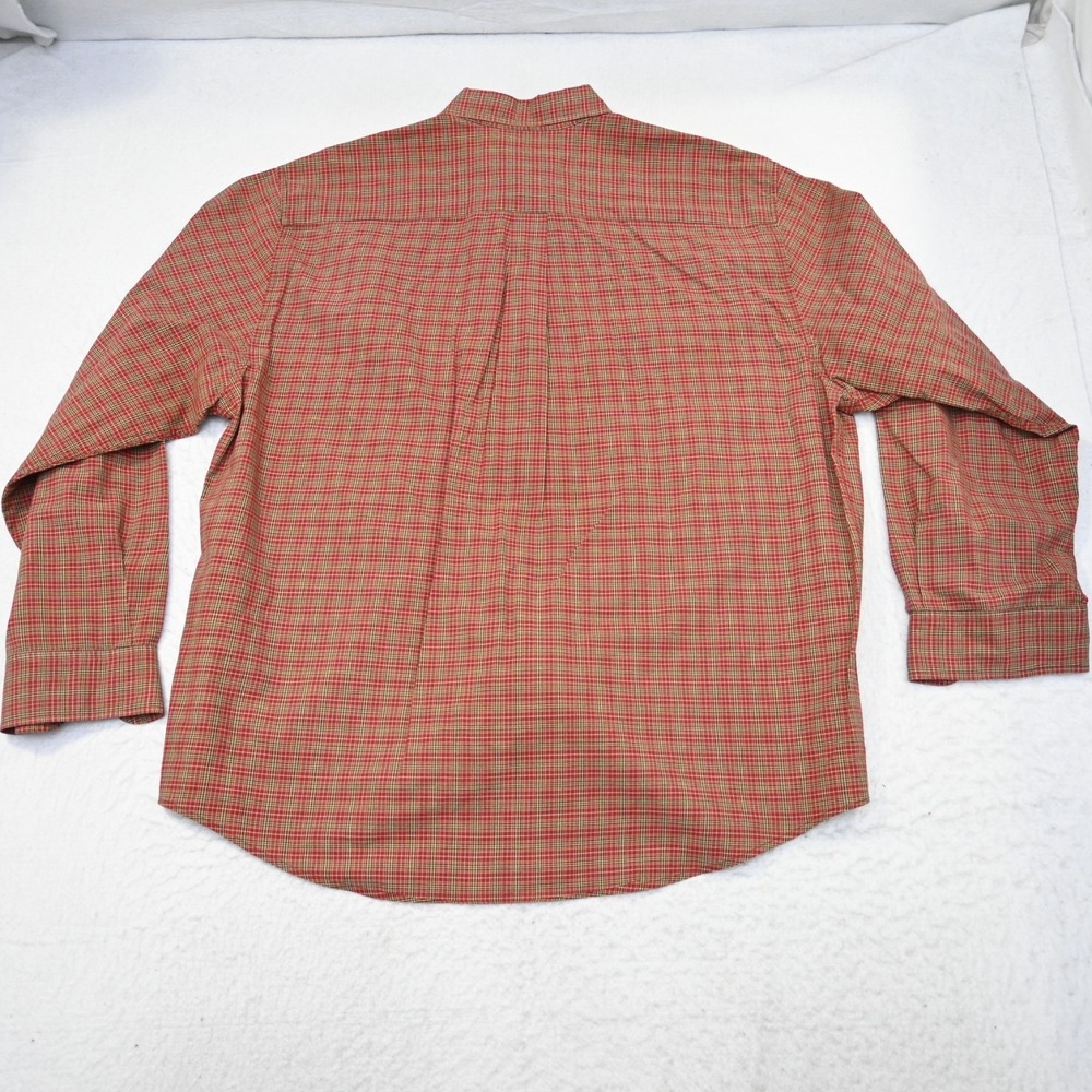 Abercrombie & Fitch Dress Shirt Plaid Long Sleeve Button Up Mens Size Large - Picture 9 of 10